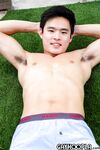 Asian College Jock Charlie Tran Jerks Off