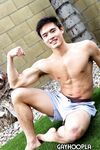 Asian College Jock Charlie Tran Jerks Off